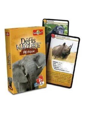 Bioviva Défis Nature- Afrique -French Card Game New Sealed Ages 7+